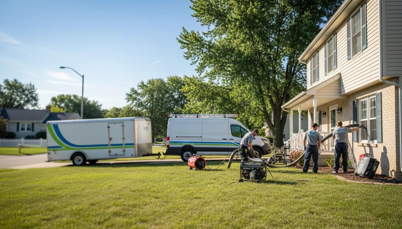 Flooded Basement Restoration And Cleanup With Repair in La Vista, NE near me